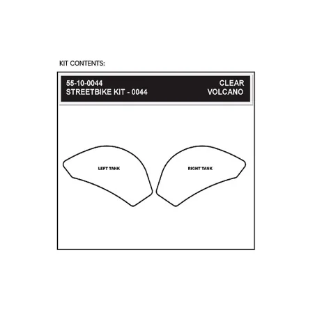STOMPGRIP Volcano Kit de adhesivos para moto KAWASAKI ER-6F y NINJA 650 12-15
