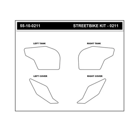 STOMPGRIP Kit de adhesivos ICON HONDA CBR 600 RR 2024-2025
