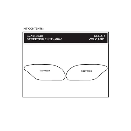 STOMPGRIP Klebeset für Motorrad SUZUKI GSX-R 600 / 750 04-05