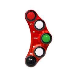 JETPRIME JP PLS 002 R Piña Izquierda Racing 6 botones Jetprime MV AGUSTA F3 / F4 ROJO 2