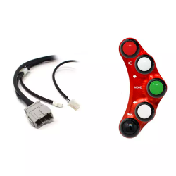 JETPRIME JP PLS 002 R Piña Izquierda Racing 6 botones Jetprime MV AGUSTA F3 / F4 ROJO