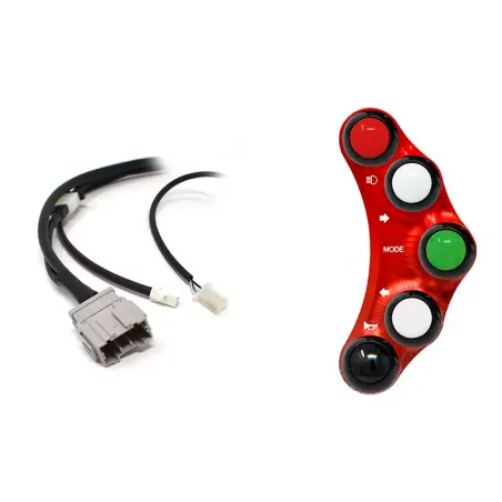 JETPRIME JP PLS 002 R Piña Izquierda Racing 6 botones Jetprime MV AGUSTA F3 / F4 ROJO