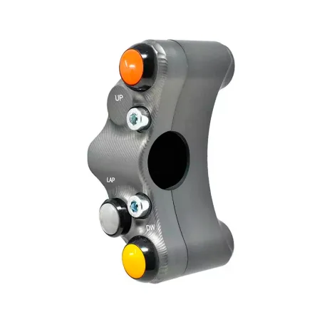 JETPRIME JP PLS 017 T Piña Izquierda Racing 7 botones Jetprime HONDA CBR 1000 RR FIREBLADE / SP 2017-2019 TITANIO