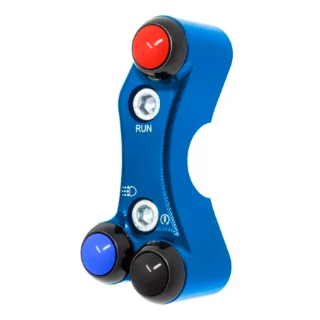 JETPRIME JP PLD 011 B Piña Izquierda Racing 3 botones Jetprime SUZUKI GSX-R 1000 2017-2021 AZUL