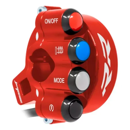 JETPRIME JP ACC 008 RR R Piña Acelerador JETPRIME Con Mandos Integrados BMW S1000 RR 2015-2020 ROJO