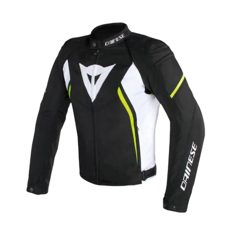 DAINESE AVRO D2 TEX SCHWARZ / WEISS / GELB FLUOR