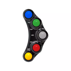 JETPRIME JP PLSR 028 Piña Izquierda Racing 7 botones Jetprime BMW S 1000 RR / HP4 2009-2014 2
