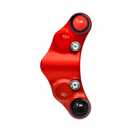 JETPRIME JP PLSR 660 R Piña Izquierda carretera 7 botones JETPRIME APRILIA RS 660 2020-2022 ROJO