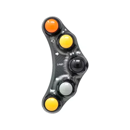 JETPRIME JP PLS 024 T Piña Izquierda 5 botones JETPRIME KAWASAKI NINJA 400 2018-2024 TITANIO