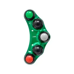 JETPRIME JP PLS 024 V Piña Izquierda 5 botones JETPRIME KAWASAKI NINJA 400 2018-2024 VERDE 2