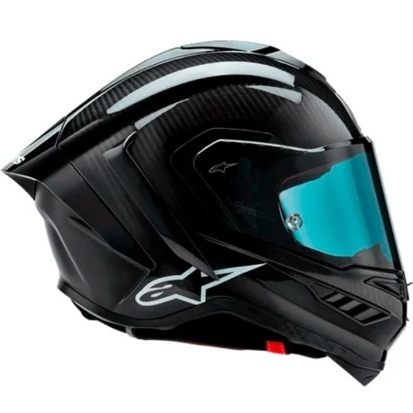 ALPINESTARS SUPERTECH R10 SOLID ECE 06 SCHWARZER CARBON-HELM
