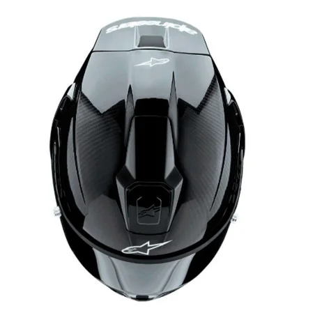 ALPINESTARS SUPERTECH R10 SOLID ECE 06 SCHWARZER CARBON-HELM