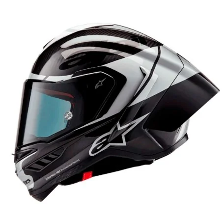 Helm ALPINESTARS SUPERTECH R10 ELEMENTO ECE 06 WEISS-SCHWARZ