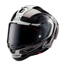 Helm ALPINESTARS SUPERTECH R10 ELEMENTO ECE 06 WEISS-SCHWARZ