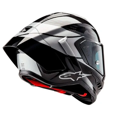Helm ALPINESTARS SUPERTECH R10 ELEMENTO ECE 06 WEISS-SCHWARZ