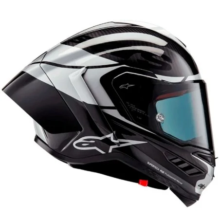 Helm ALPINESTARS SUPERTECH R10 ELEMENTO ECE 06 WEISS-SCHWARZ
