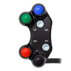Interruptor de manillar izquierdo JETPRIME para KAWASAKI NINJA 400 / YAMAHA YZF-R3