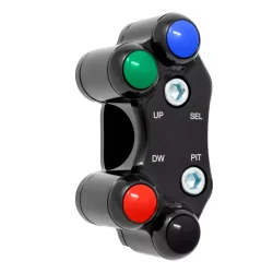 Interruptor de manillar izquierdo JETPRIME para KAWASAKI NINJA 400 / YAMAHA YZF-R3 2