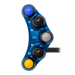 JETPRIME JP PLS 038 B Piña Izquierda carretera 8 botones JETPRIME BMW S 1000 RR / M 1000 RR AZUL