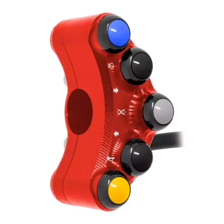 JETPRIME JP PLS 038 R Piña Izquierda carretera 8 botones JETPRIME BMW S 1000 RR / M 1000 RR ROJO