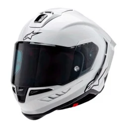 Casco ALPINESTARS SUPERTECH R10 SOLID ECE 06 GLOSSY WHITE