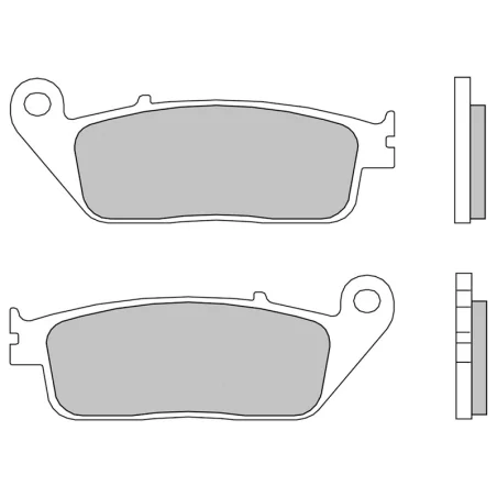 Pastillas de freno traseras sinterizadas BREMBO 07074XS