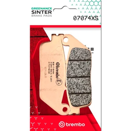 Pastillas de freno traseras sinterizadas BREMBO 07074XS