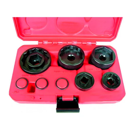 Juego de llaves de vaso para los ejes de la rueda delantera y trasera 1/2