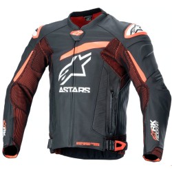 ALPINESTARS GP Plus R V4 Rideknit Jacke Schwarz / Fluo Rot / Weiß