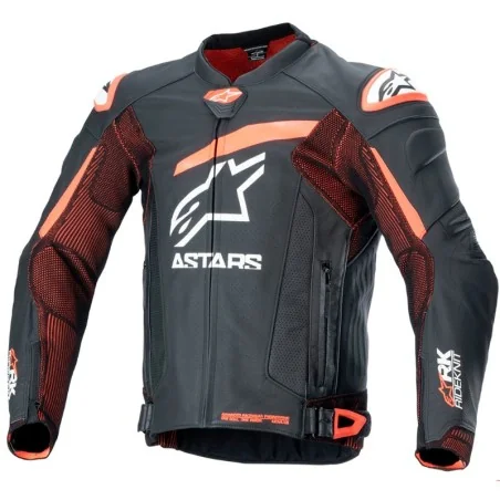 ALPINESTARS GP Plus R V4 Rideknit Jacke Schwarz / Fluo Rot / Weiß
