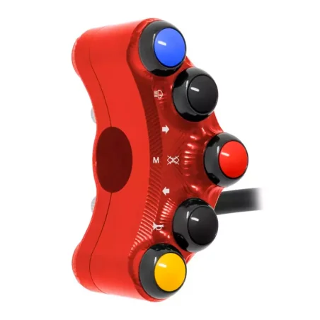JETPRIME JP PLS 006 R Piña Izquierda CALLE 7 botones Jetprime DUCATI ROJO