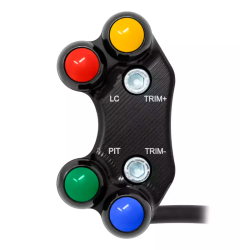 JETPRIME JP SPS 011. Interruptor de manillar izquierdo Racing JETPRIME para Ducati Panigale V2 2020-2024
