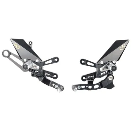 EINSTELLBARE GELENKFUSSRASTEN REVERSE BOX LIGHTECH APRILIA RSV4 1100 R 21-23