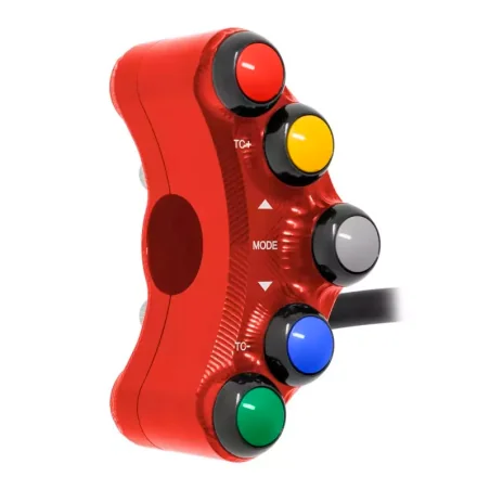 JETPRIME JP PLSR 005 R Piña Izquierda Racing 6 botones Jetprime DUCATI PANIGALE 899 / 959 ROJO