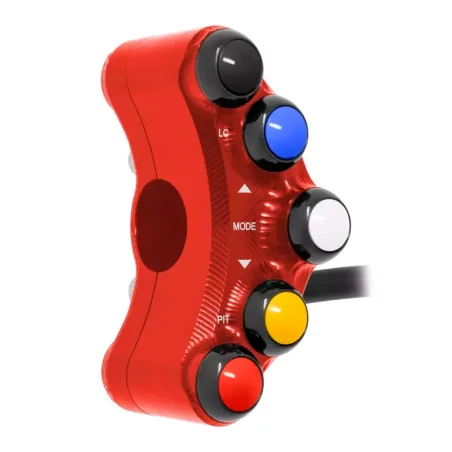 JETPRIME JP PLSR 017 R Piña Izquierda Racing 5 botones Jetprime HONDA CBR 1000 RR FIREBLADE SP 2017-2019 ROJO