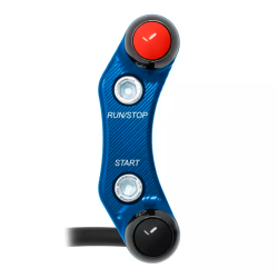 Jetprime JP PLD 017 B RACING rechter Pin 2 Knöpfe Jetprime HONDA CBR 1000 RR 2017-2019 BLAU