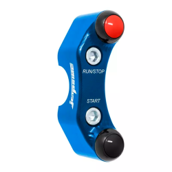 Jetprime JP PLD 017 B RACING rechter Pin 2 Knöpfe Jetprime HONDA CBR 1000 RR 2017-2019 BLAU 2