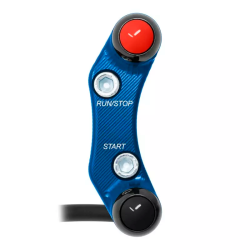JETPRIME JP PLDB 017 B Piña Derecha Racing 2 botones Jetprime HONDA CBR 1000 RR 2017-2019 AZUL