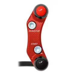 Jetprime JP PLDB 017 R Rechtes Rennritzel 2 Tasten Jetprime HONDA CBR 1000RR 2017-2019 ROT