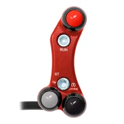 JETPRIME JP PLD 064 R 064 JETPRIME rechter Lenkerschalter KAWASAKI ZX-6 / ZX-10 ROT