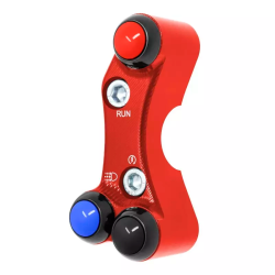JETPRIME JP PLDB 044 R Interruptor manillar derecho JETPRIME KAWASAKI ZX-6R 2019-2022 VERDE ORIFICIOS DESALINEADOS 2