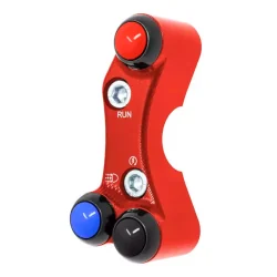 JETPRIME JP PLDB 044 R Interruptor manillar derecho JETPRIME KAWASAKI ZX-6R 2019-2022 VERDE ORIFICIOS DESALINEADOS 2