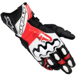ALPINESTARS GP Plus R V3 Handschuhe Schwarz / Weiß / Leuchtendes Rot