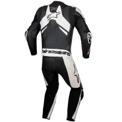 Anzug / Overall ALPINESTARS GP Plus V4 Sprint 1PC Schwarz / Weiß / Rot Fluo 2