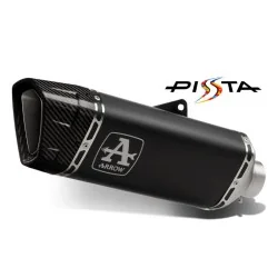 Escape ARROW Pista homologado en titanio negro para KAWASAKI ZX-6R / 636 24-25