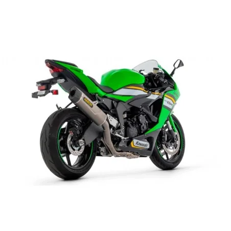 Kompletter ARROW Pista-Auspuff ohne Zulassung in Titan mit Titankrümmern für KAWASAKI ZX-6R / 636 24-25