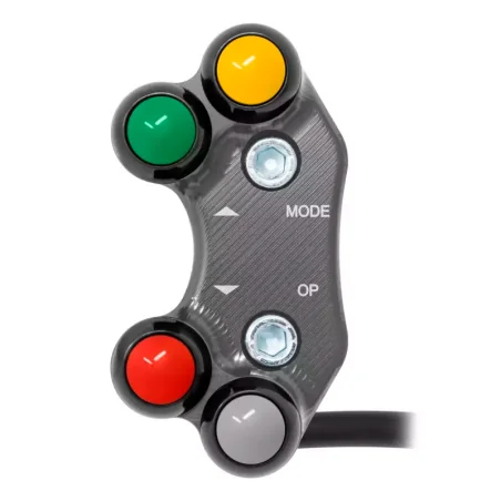 JETPRIME JP PLSR 055 T Interruptor de manillar izquierdo JETPRIME Racing para SUZUKI GSX-8R 2024 TITANIO