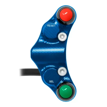 Jetprime JP PLS 073 B Piña Izquierda Carretera 7 botones Jetprime YAMAHA YZF-R7 2022-2024 AZUL
