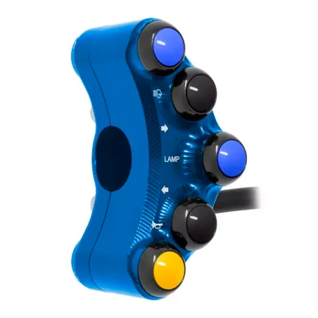 Jetprime JP PLS 073 B Piña Izquierda Carretera 7 botones Jetprime YAMAHA YZF-R7 2022-2024 AZUL