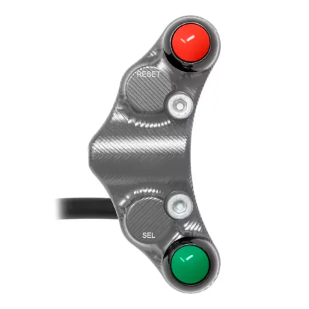 Jetprime JP PLS 073 T Piña Izquierda Carretera 7 botones Jetprime YAMAHA YZF-R7 2022-2024 TITANIO